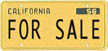 Vintage California License Plates Sale